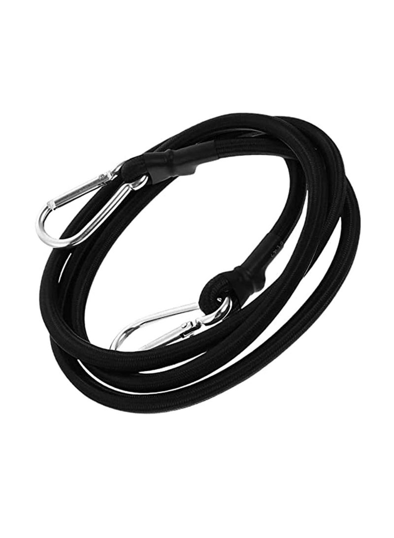 1.5 Meter Bungee Cord with Carabiner Hook Heavy Duty Straps Elastic Rope Locks - Image 2
