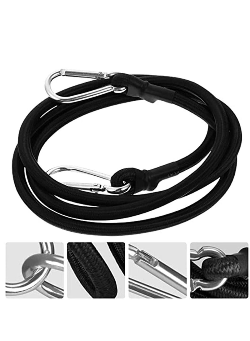 1.5 Meter Bungee Cord with Carabiner Hook Heavy Duty Straps Elastic Rope Locks - Image 1