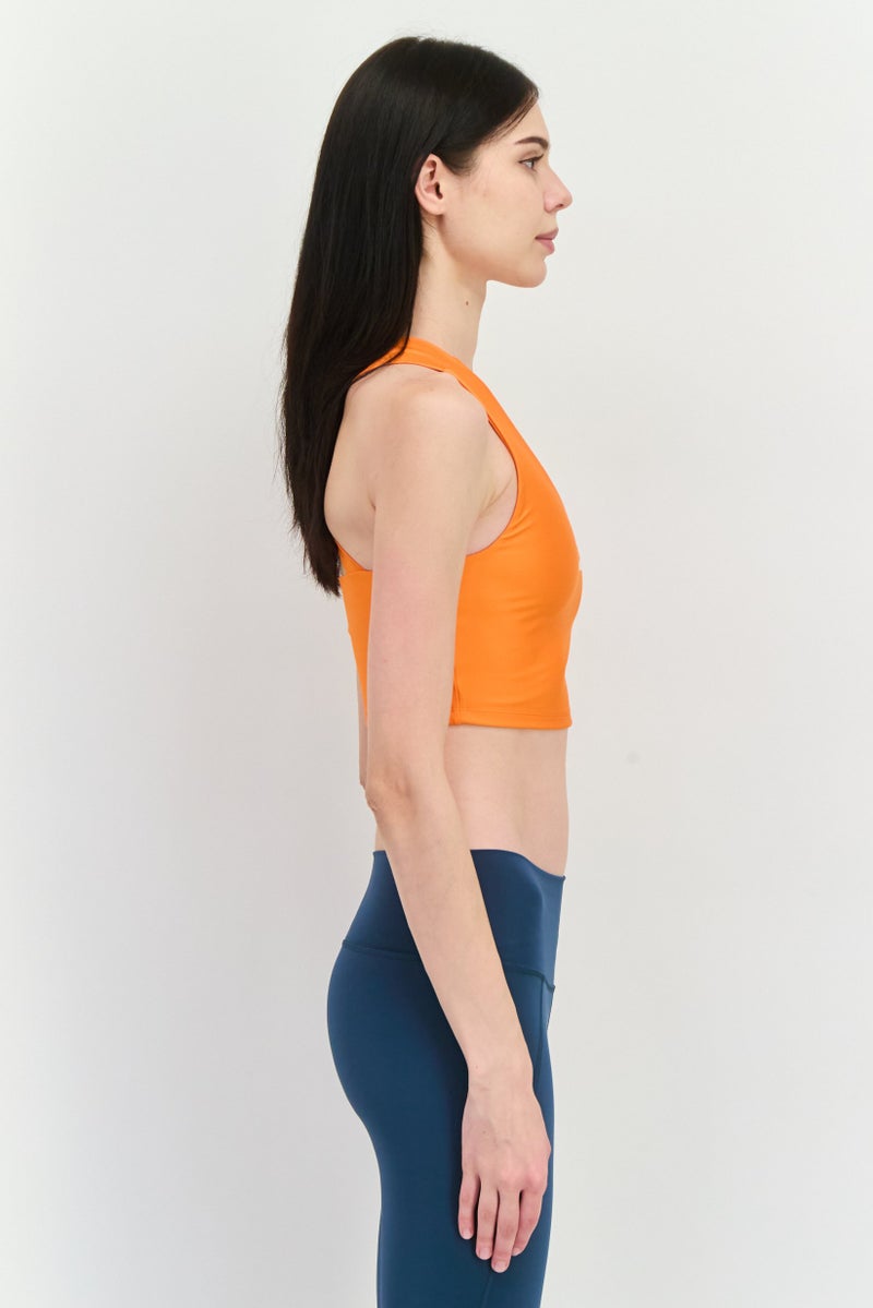 PUMA Women Tight  Fit Sleeveless Outdoor Tank Top, Orange - Image 2