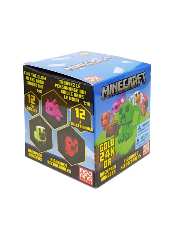 Hot Toys Minecraft Collectible Backpack Hangers Figure Blind Box Series 1 