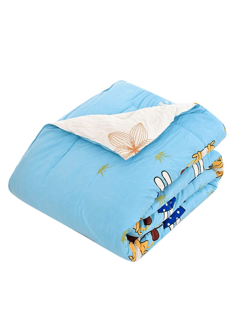 COZY FURNISH COZY FURNISH Microfiber Cartoon Printed AC Duvet Quilt Comforter Lightweight Comforter Single60X90Inches Lion Single  - Image 2