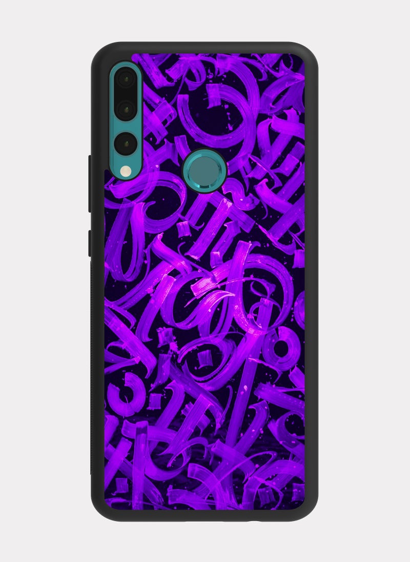 بكسلات كفر هواوي واي 9 برايم برو جرافيتي مخطوطه بنفسجي - Image 1