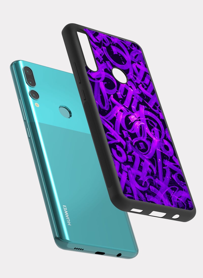 بكسلات كفر هواوي واي 9 برايم برو جرافيتي مخطوطه بنفسجي - Image 2