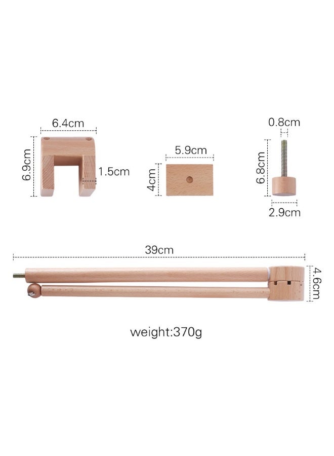 Universal wooden rotating swing arm crib bracket - Image 5