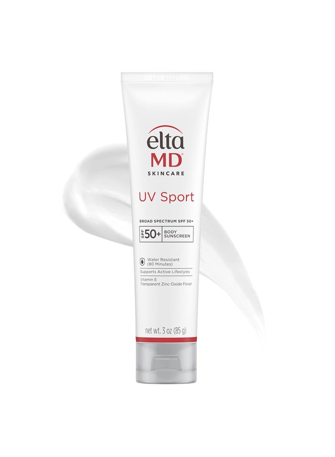 EltaMD UV Sport Sunscreen Lotion SPF 50 Face and Body Sunscreen SPF 50 Water Sweat Resistant Zinc Oxide Formula for Active Lifestyles 3 oz - Image 3