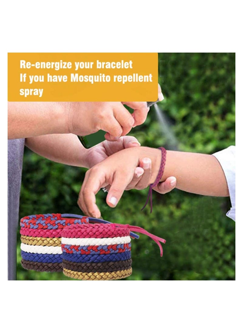 KASTWAVE - Mosquito Repellent Bracelet 12 Pcs, Insect Killer Natural Ingredient For Adults, Kids Outdoor Protection Up To 300 Hours ( 6 Colors) - Image 1