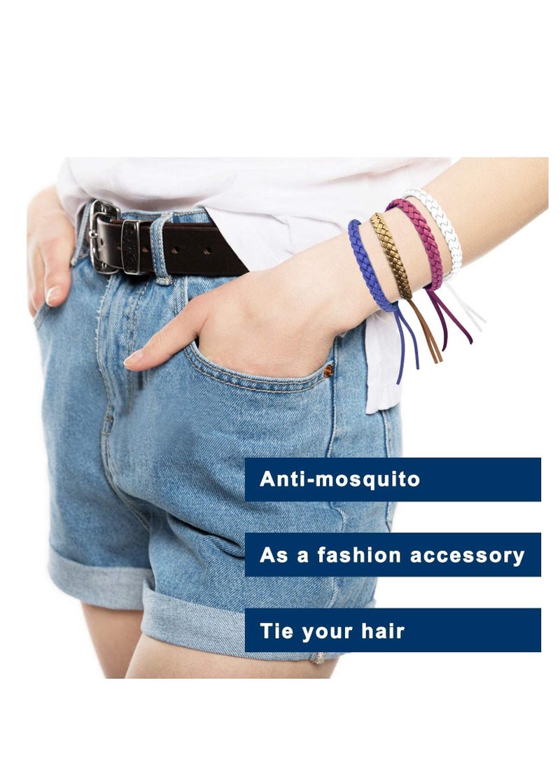 KASTWAVE - Mosquito Repellent Bracelet 12 Pcs, Insect Killer Natural Ingredient For Adults, Kids Outdoor Protection Up To 300 Hours ( 6 Colors) - Image 1
