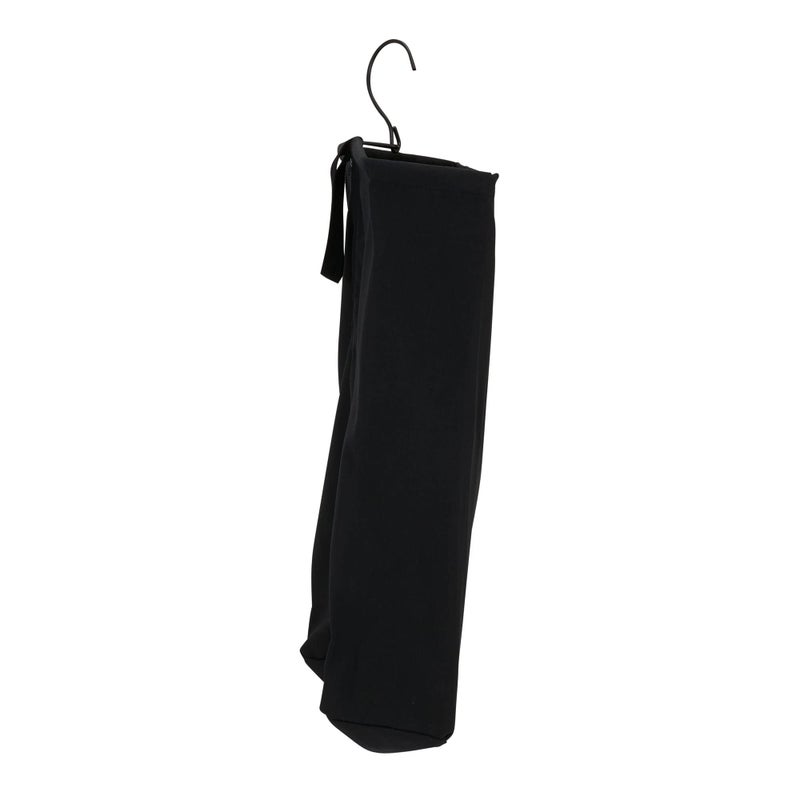 Household Essentials Door Hanging Laundry Bag, Washable Canvas Bag with Loop Handle, Holds Two Loads of Laundry, Great for Dorms and Small Spaces, Black - Image 4