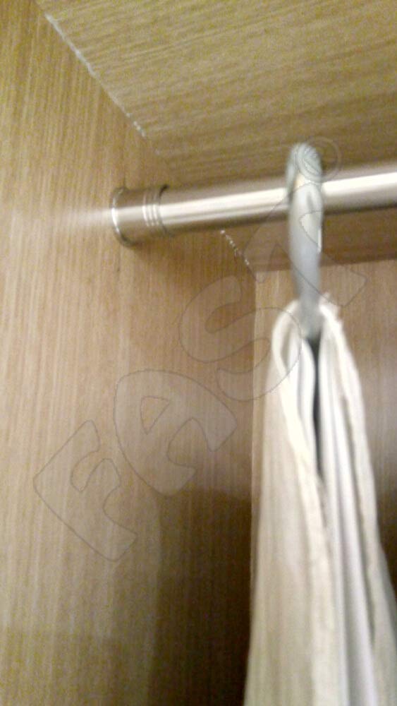 FAST WTW-R Stainless Steel Concealed Curtain Brackets Accessories Serve to Hold The Wardrobe, Window & Bathroom 1 Inch Rod from Wall to Wall 4pcs - Image 4