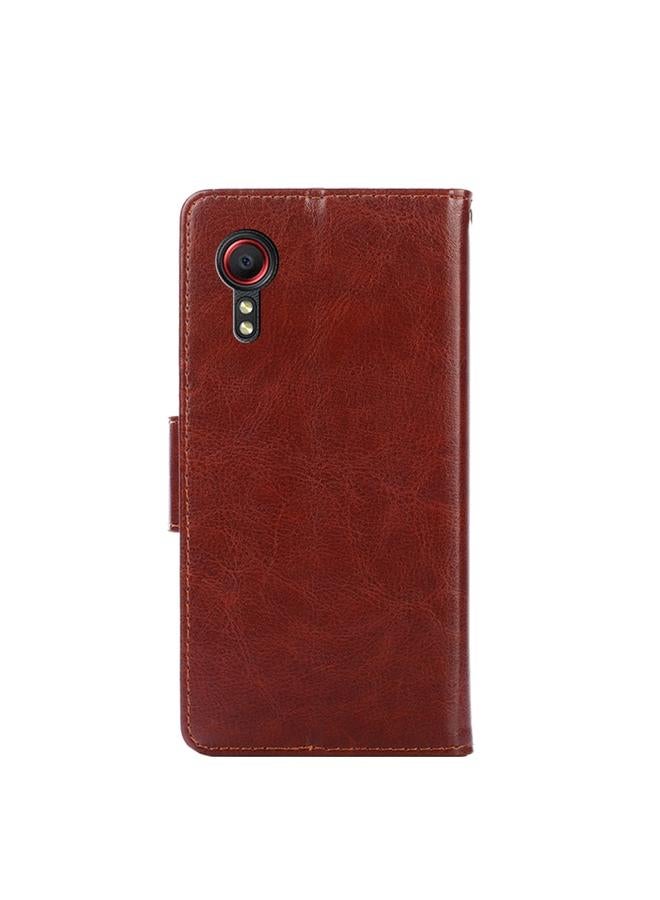 S-TOP Case For Samsung Galaxy Xcover 5 Crystal Texture Horizontal Flip Leather Case with Holder & Card Slots & Wallet - Image 3
