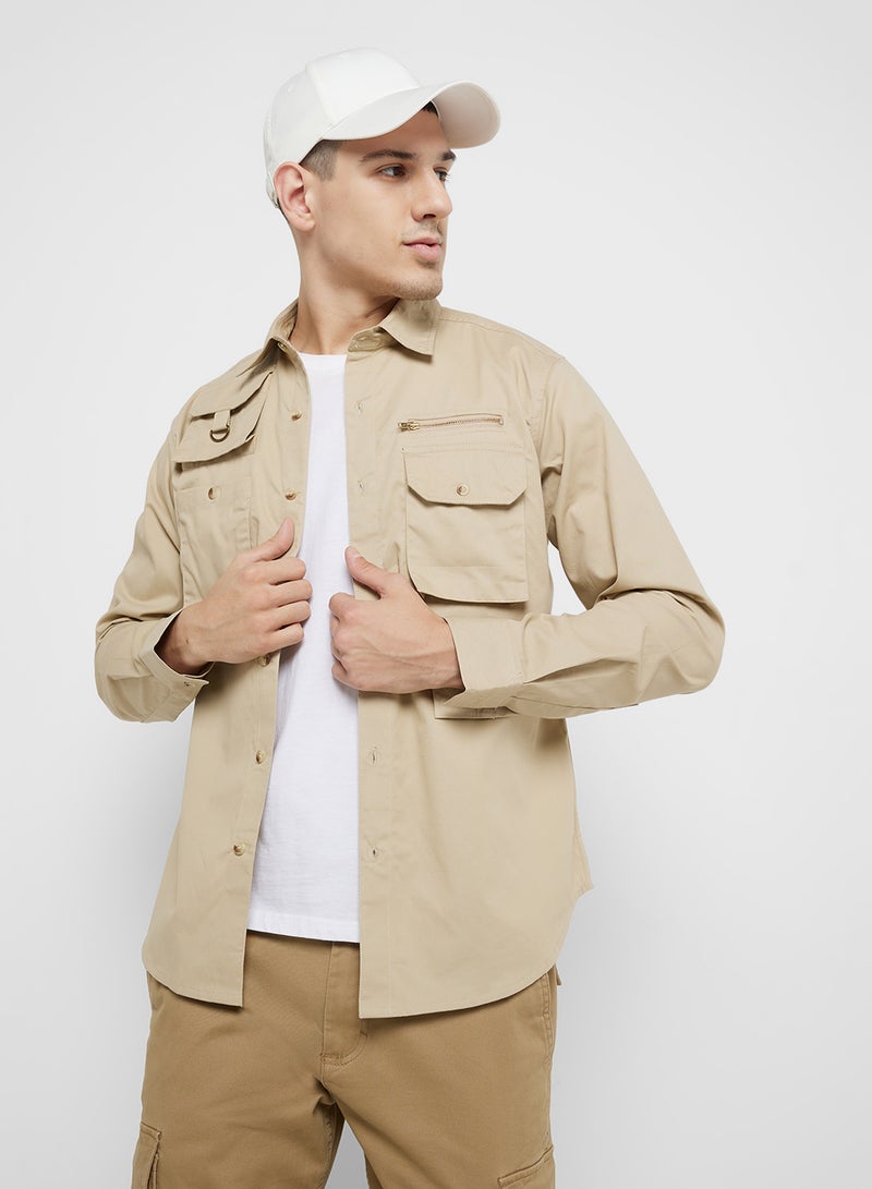 Seventy Five Pocket Detail Shirt - Image 1