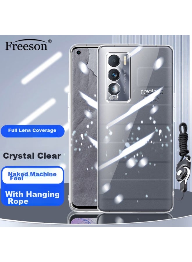 Freeson Compatible With Realme Gt غطاء هاتف، حماية كاملة رفيعة مضادة للصدمات غلاف ناعم من TPU الشفاف ، شفاف - Image 1
