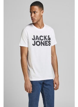 Jack Jones Crew Neck Logo T-Shirt-Corplogo  - Image 1