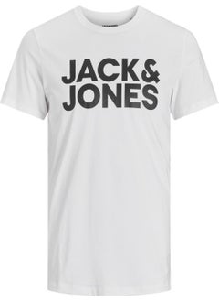 Jack Jones Crew Neck Logo T-Shirt-Corplogo  - Image 2