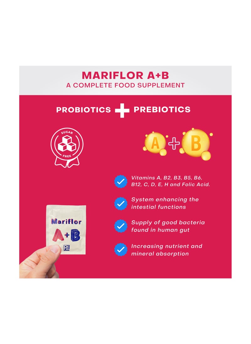 ماريفلور أ + ب مكمل غذائي 14 كيس - الأمعاء - البروبيوتيك ومضادات الأكسدة والفيتامينات والمعادن للرضع والأطفال - pzsku/Z0879EC1F54342B01FB17Z/45/_/1724051605/c7eac0c7-c82e-49de-944e-bc8457468244