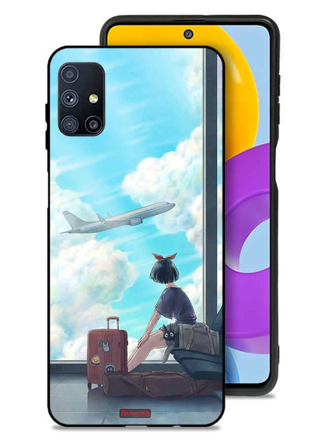 Tolwak Samsung Galaxy M51 Protective Case Cover Travel Art - Image 1