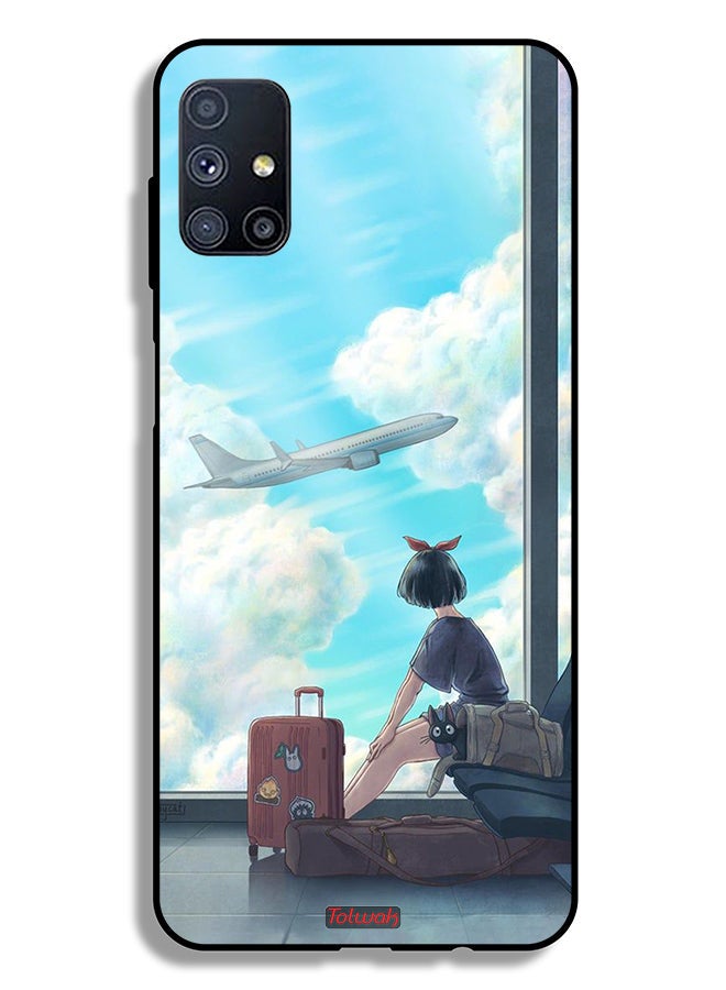 Tolwak Samsung Galaxy M51 Protective Case Cover Travel Art - Image 2