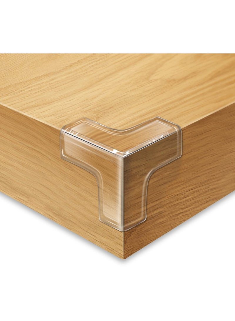 (10 Pack) Corner Protectors Baby Clear Corner Guards Table Edge Protectors Baby Safety Corner Bumpers Covers Furniture & Sharp Corner Baby Proofing T-Shaped - Image 2