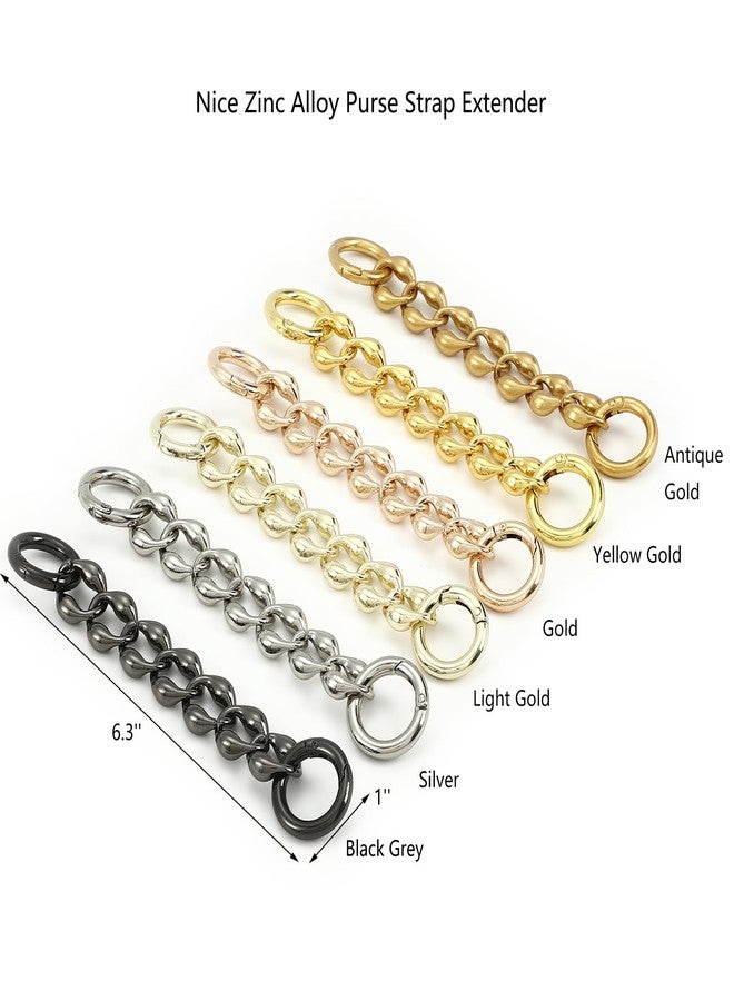 Yichain Metal Purse Chain Strap Extender for Accessory Charms,Lengthen Crossbody Shoulder Handbags Strap(No.5 Silver) - Image 3