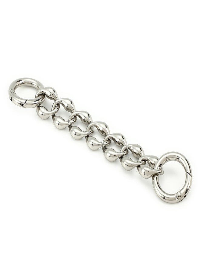 Yichain Metal Purse Chain Strap Extender for Accessory Charms,Lengthen Crossbody Shoulder Handbags Strap(No.5 Silver) - Image 1
