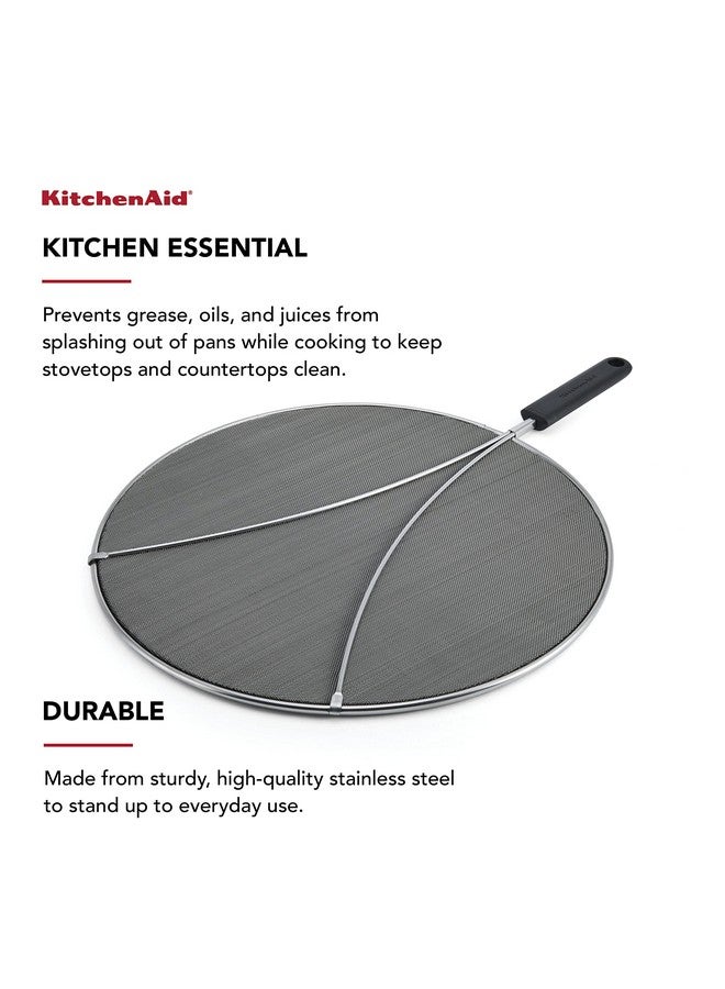 KitchenAid KitchenAid Gourmet Odor Absorbing Splatter Screen, 13-Inch, Black  - Image 3