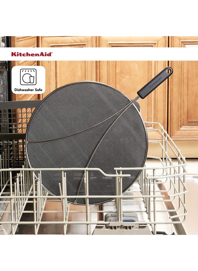 KitchenAid KitchenAid Gourmet Odor Absorbing Splatter Screen, 13-Inch, Black  - Image 5