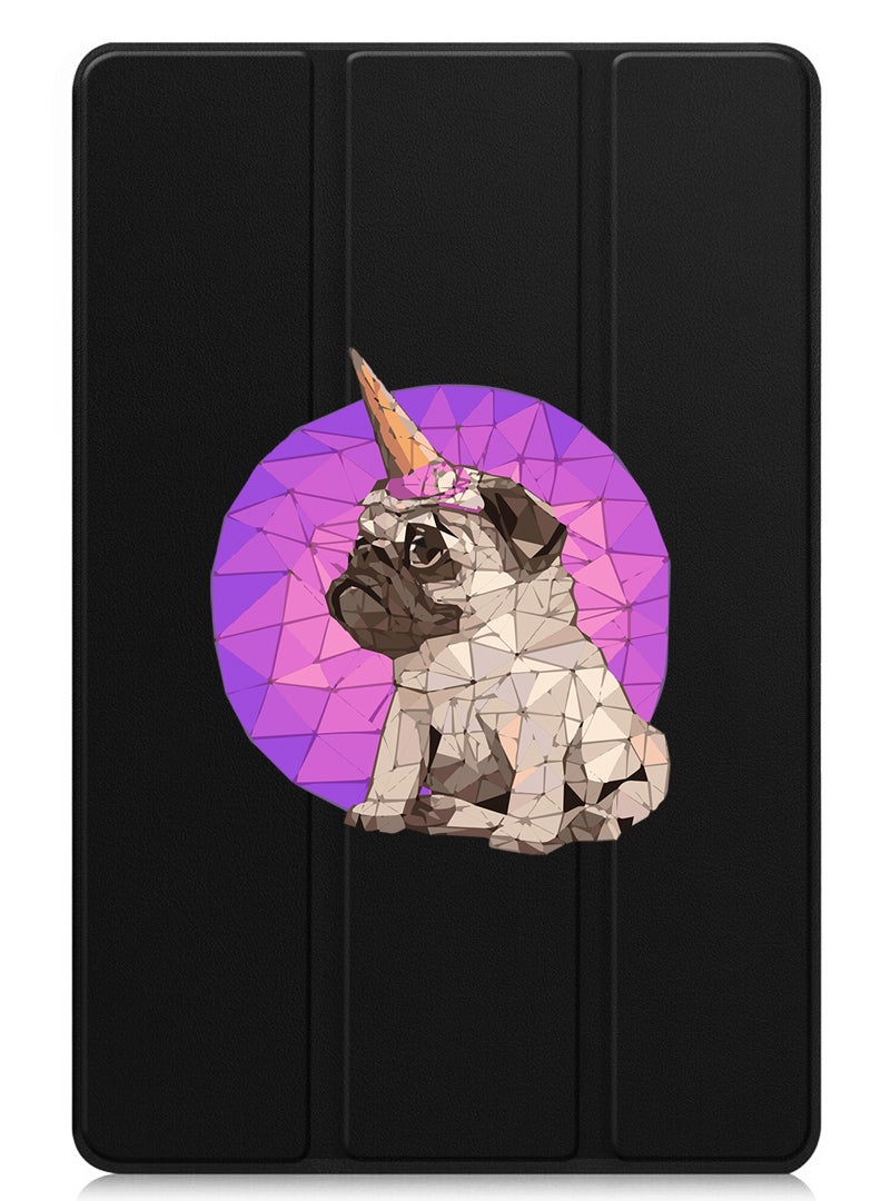 Theodor Protective Flip Case For Apple iPad Pro 11 (2024) With Trifold Stand Auto Wake Sleep Shockproof Cover Puggy - Image 1