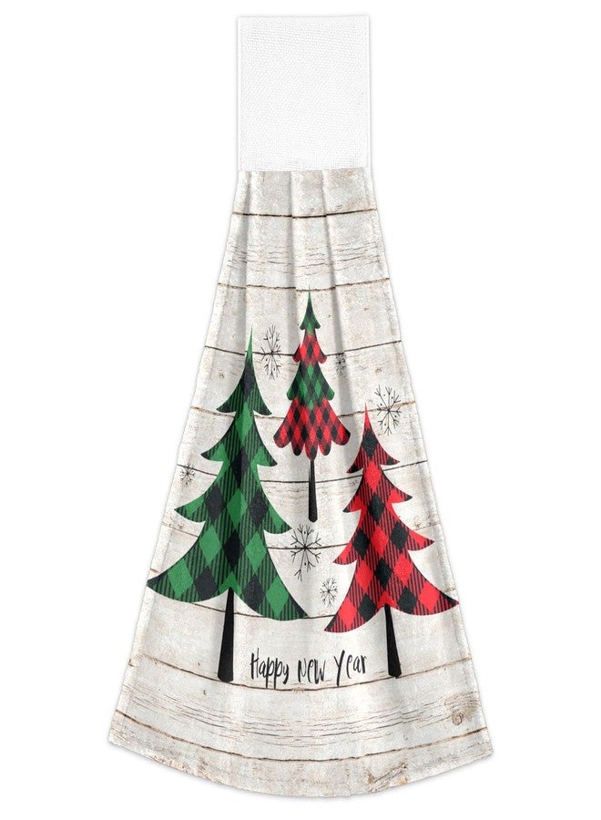 Kcldeci Christmas Tree Hanging Towels with Loop - Soft, Thick Hand & Dish Towels for Kitchen & Bathroom - Image 2