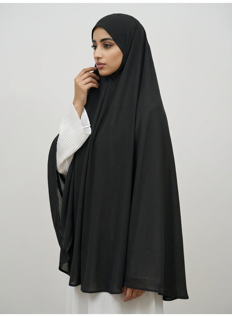 Women Abaya Hijab Solid Color Long Scarf With Sunscreen Convenient Turban HeadScarf Can Cover the Whole Body, Daily Under Cap Women Veil - Image 3