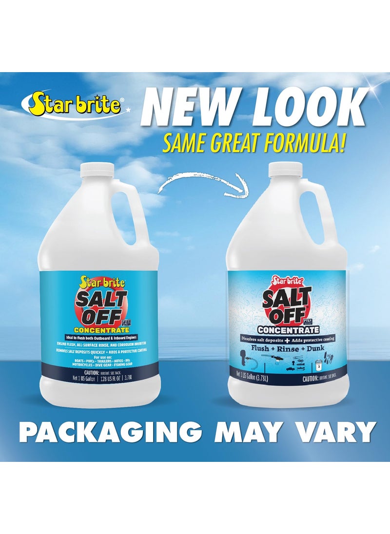 Star Brite STAR BRITE Salt Off Concentrate - 1 Gallon - Ultimate Salt Remover Wash & Marine Engine Flush for Boats, Vehicles, Trailers, and More (093900N)  - Image 4