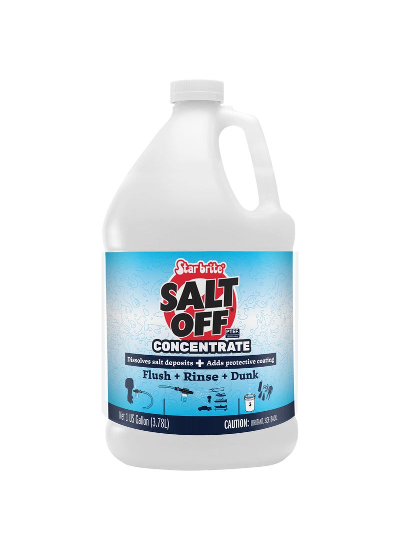Star Brite STAR BRITE Salt Off Concentrate - 1 Gallon - Ultimate Salt Remover Wash & Marine Engine Flush for Boats, Vehicles, Trailers, and More (093900N)  - Image 1