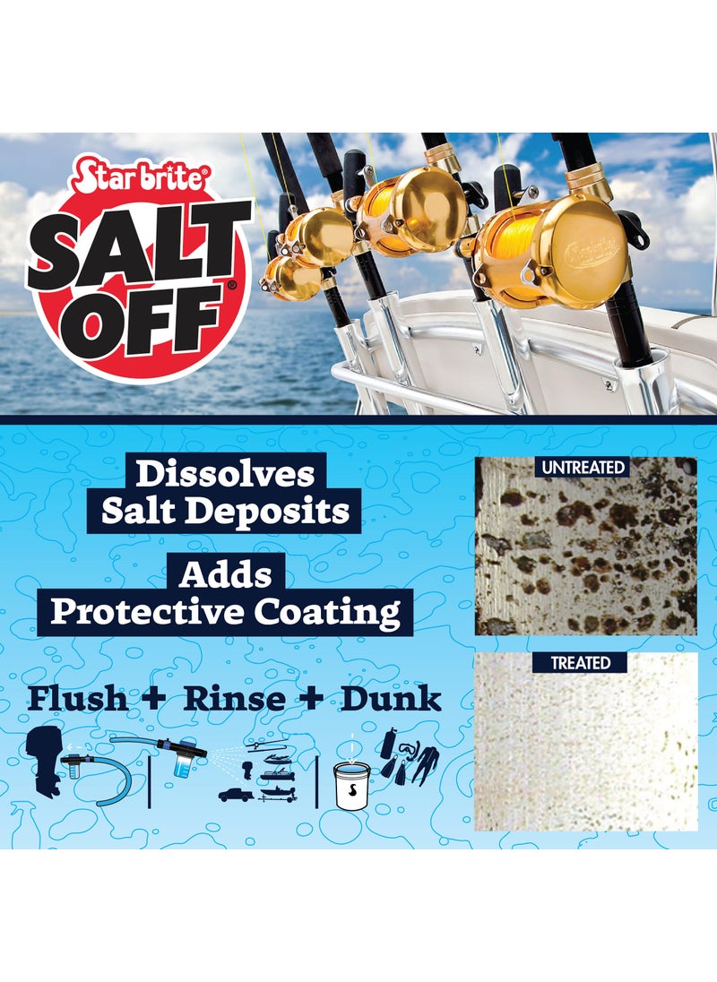 Star Brite STAR BRITE Salt Off Concentrate - 1 Gallon - Ultimate Salt Remover Wash & Marine Engine Flush for Boats, Vehicles, Trailers, and More (093900N)  - Image 3