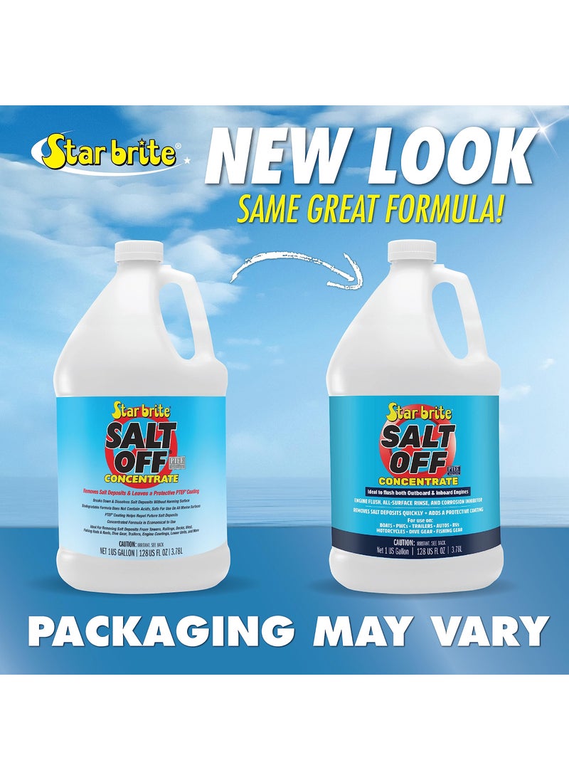 Star Brite STAR BRITE Salt Off Concentrate - 1 Gallon - Ultimate Salt Remover Wash & Marine Engine Flush for Boats, Vehicles, Trailers, and More (093900N)  - Image 5
