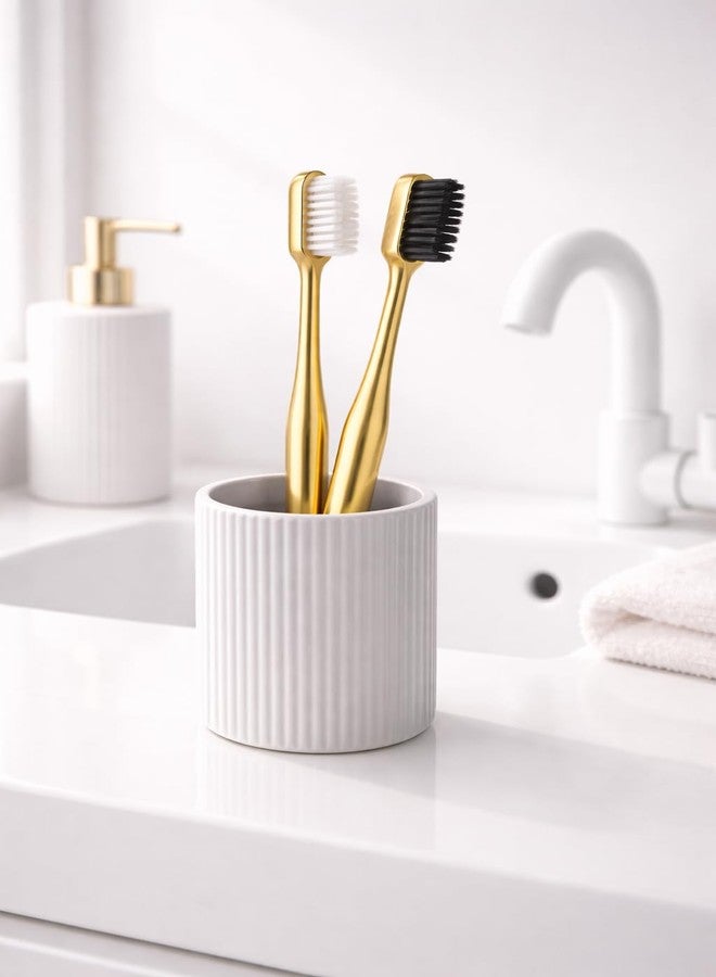 Pickliin Luxury Toothbrush | Premium Metal Handle Manual Toothbrush | Soft Bristles | PACK OF 2 MIX BRISTLE COLOR | Elegant Reusable Tooth Brush for Adults Home & Travel - Image 5