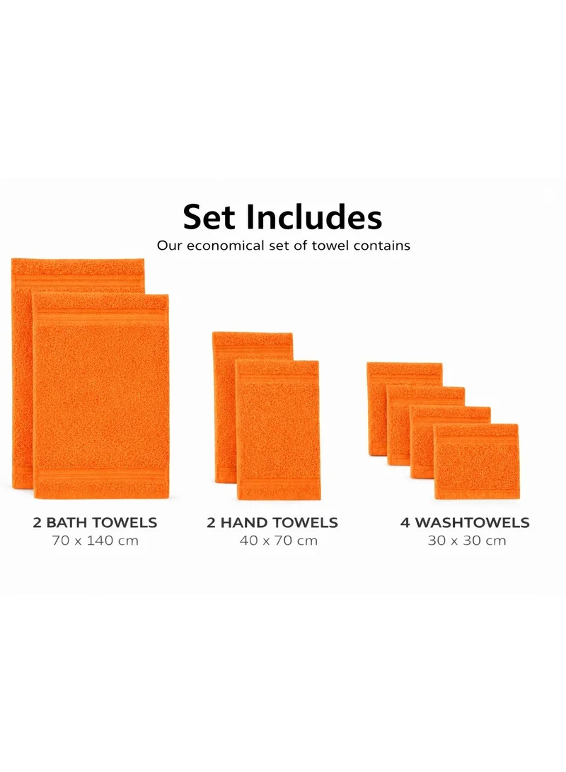 Bliss Casa Bliss Casa - 8 Pieces Towel Set - 2 Bath Towels, 2 Hand Towels, and 4 Washcloths, 600 GSM Ring Spun Cotton Highly Absorbent Towels for Bathroom, Shower Towel