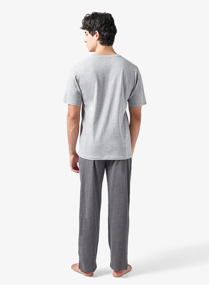 سفنتي فايف طقم بيجامة قميص وبنطلون - Image 3