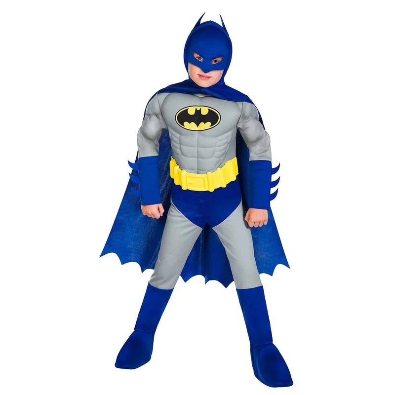 Child Batman Muscle Costume 3-4 Years