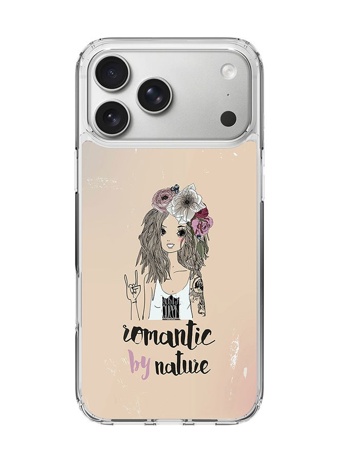 Stylizedd Classic Clear MagSafe Case for iPhone 17 Pro Max , Hybrid Soft Case Flexible Edges Anti Drop TPU PC Gel Thin Transparent Cover [ Designed for iPhone 17 Pro Max ] - Romantic by Nature