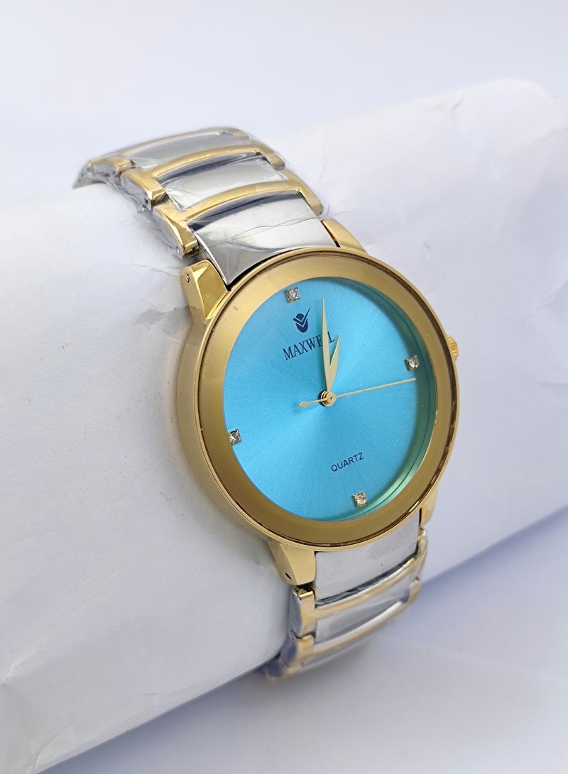 ساعة ماكسويل سيرميك الاصليه مكينه يابانيه ضد الماء والصدا وزجاج ضد الخدش