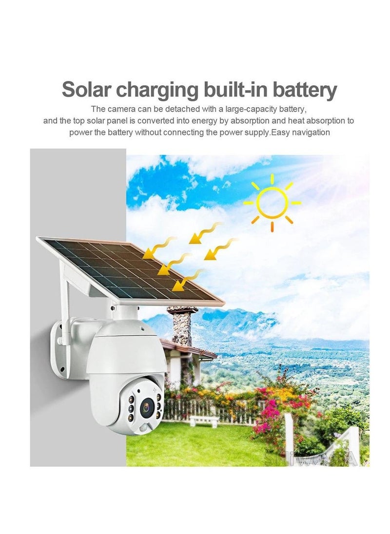 Crony CRONY RBX-S10 Low power 4G solar camera  5mp 1080P HD Solar Panel Outdoor Surveillance Waterproof CCTV Camera Smart Home Two-way Voice Intrusion Alarm  - Image 2