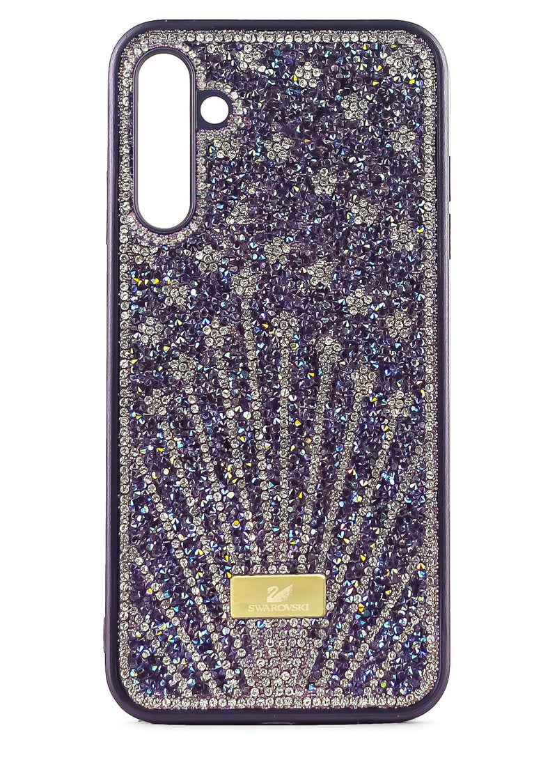 Case For Samsung Galaxy A16 Case Glitter Sparkle Diamond Crystal Bling Case with Bling Ultra Thin Lightweight Full Body Shockproof Anti-Scratch Protective Cover (Purple)