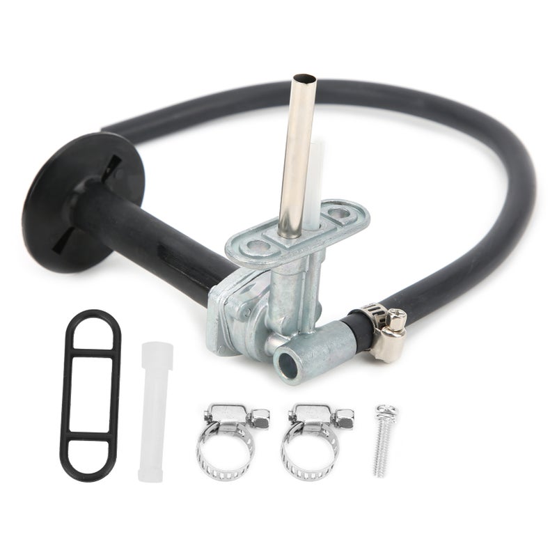 Fuel Valve Petcock with Lever Screw 51023‑1254 Replacement for Kawasaki Prairie 400 KVF400D 1999 - Image 2