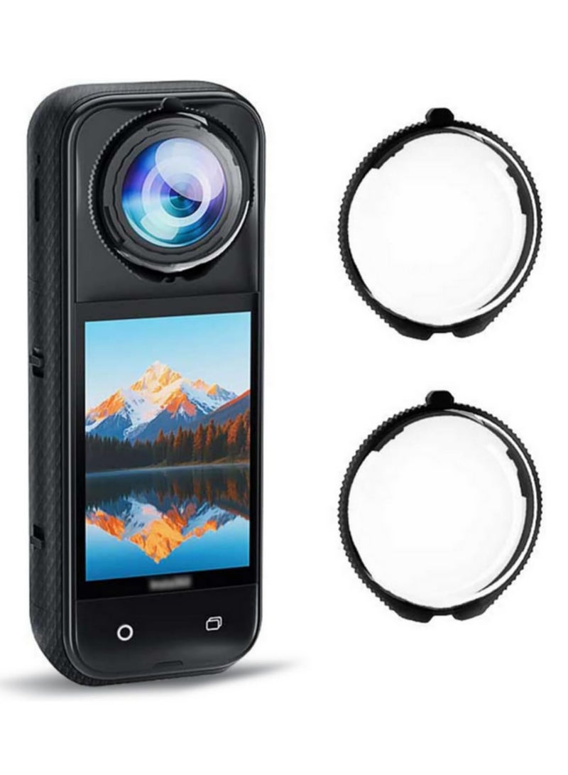 For Insta360 X5 Standard Lens Guards Upgraded Optical Performance Scratch Resistant High Transparency Glass Protectors Removable Anti Fog Lens Cover for Insta360 X5 Camera Accessories - Image 1