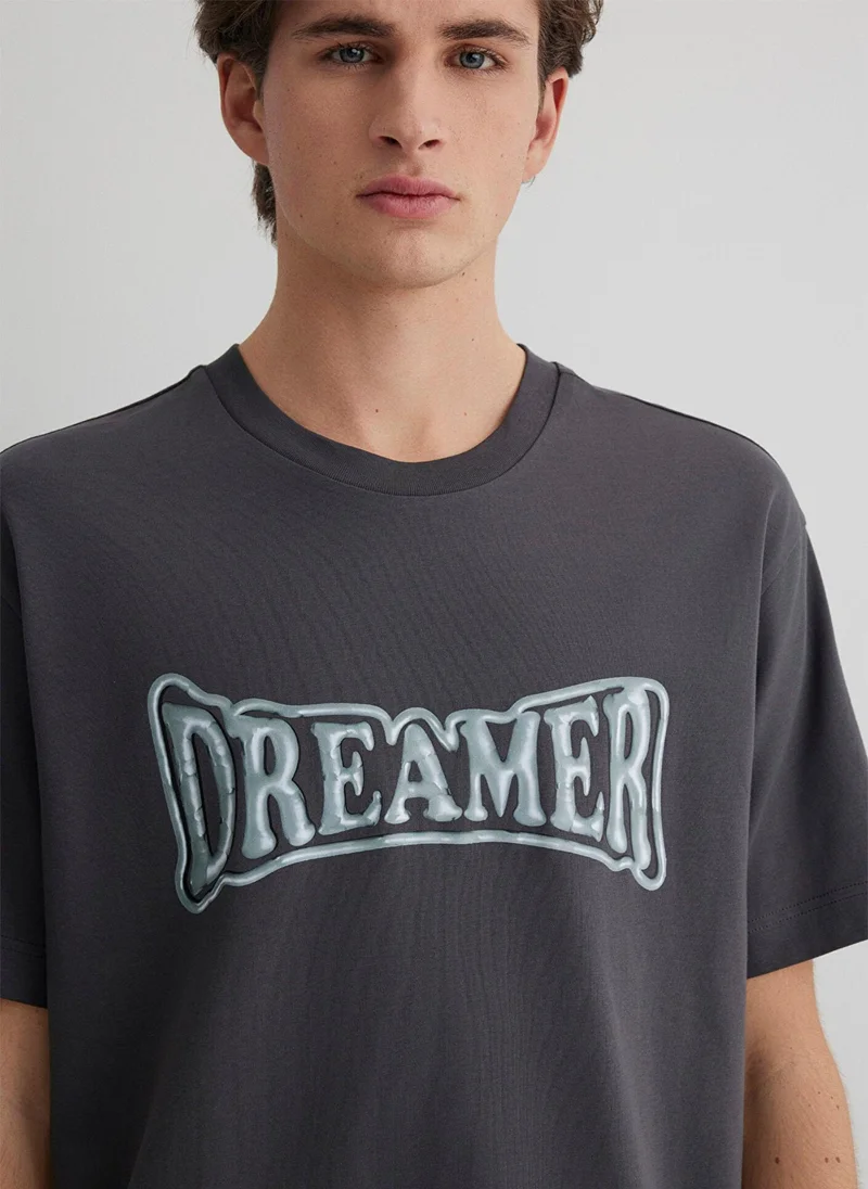 MAVI Printed Gray T-Shirt