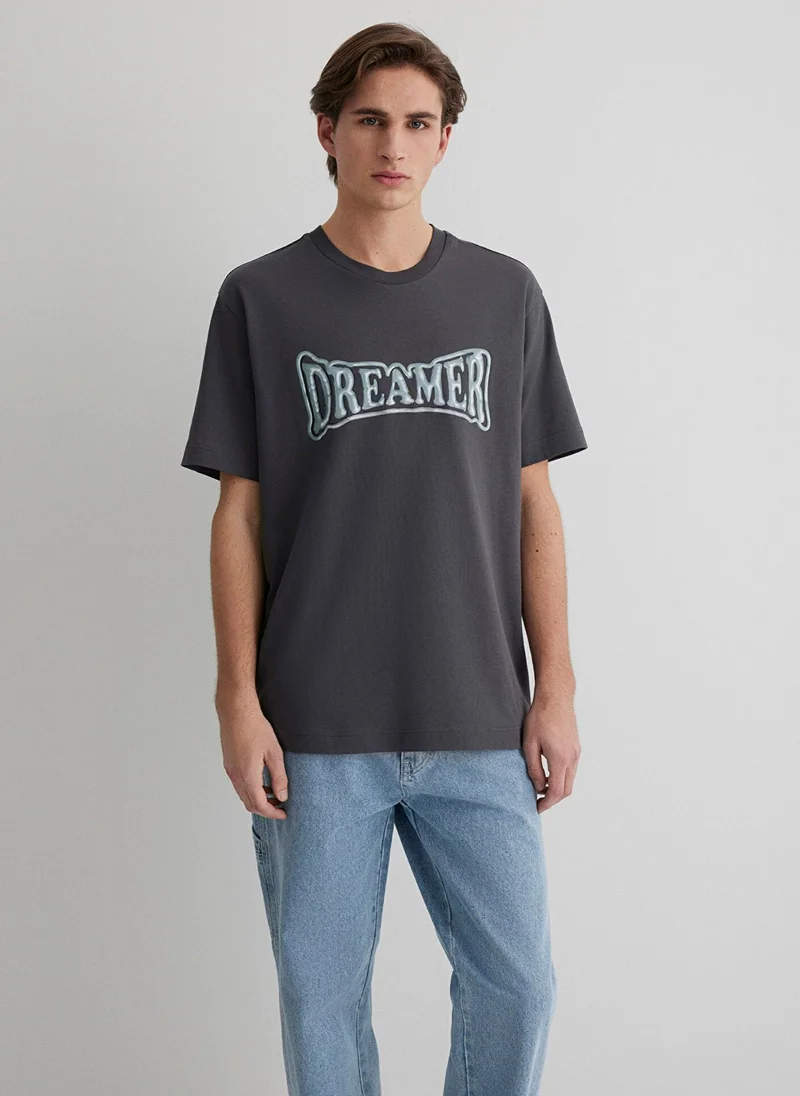 MAVI Printed Gray T-Shirt