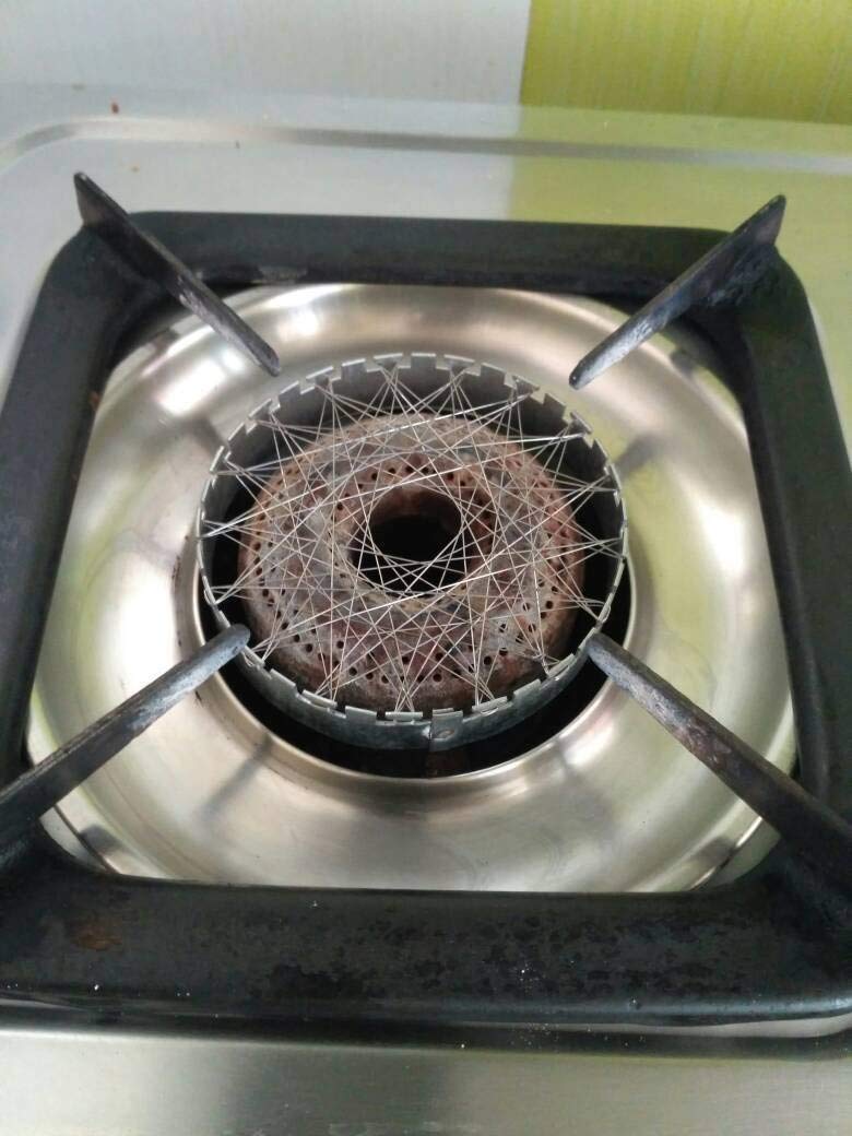 Crispy جهاز توفير الغاز الصغير الحجم كريسبى شوتا ميني باباد تندور مشاوي جالي فضي - Image 3