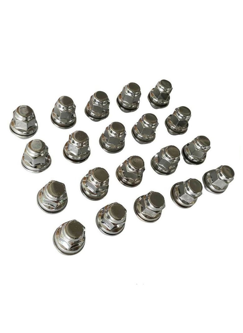 Machter 24 Pcs Wheel Nuts Compatible With Toyota Landcruiser Sahara VX Altitude GXL GX 78 79 100 200 Series  - Image 1