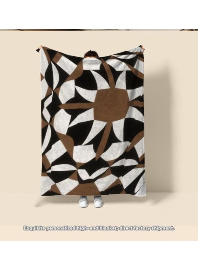 عام بطانية رقيقة من الفانيلا التقليدية (دافئة ومريحة، ومناسبة للنوم ولعب الألعاب وإزالة الغبار ومقاومة للرمل) 150 سم * 200 سم - 3 - Image 1