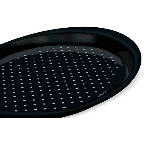 Freelance Anti Slip Serving Tray - 49 x 34 cm - Oval - Black - Non-Slip Rubber Surface, Break-Resistant - Versatile Anti Skid PP Plastic Kitchen & Dining/Coffee Table Trays for Breakfast/Food/Tea - Image 4