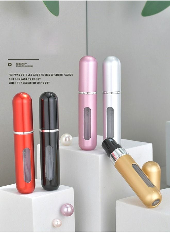 Generic 1pcs Perfume Spray Bottle Set,Portable Perfume Refillable Spray Bottle，Mini Atomizer Spray Perfume Bottle Set for Travel ,Gold  - Image 5